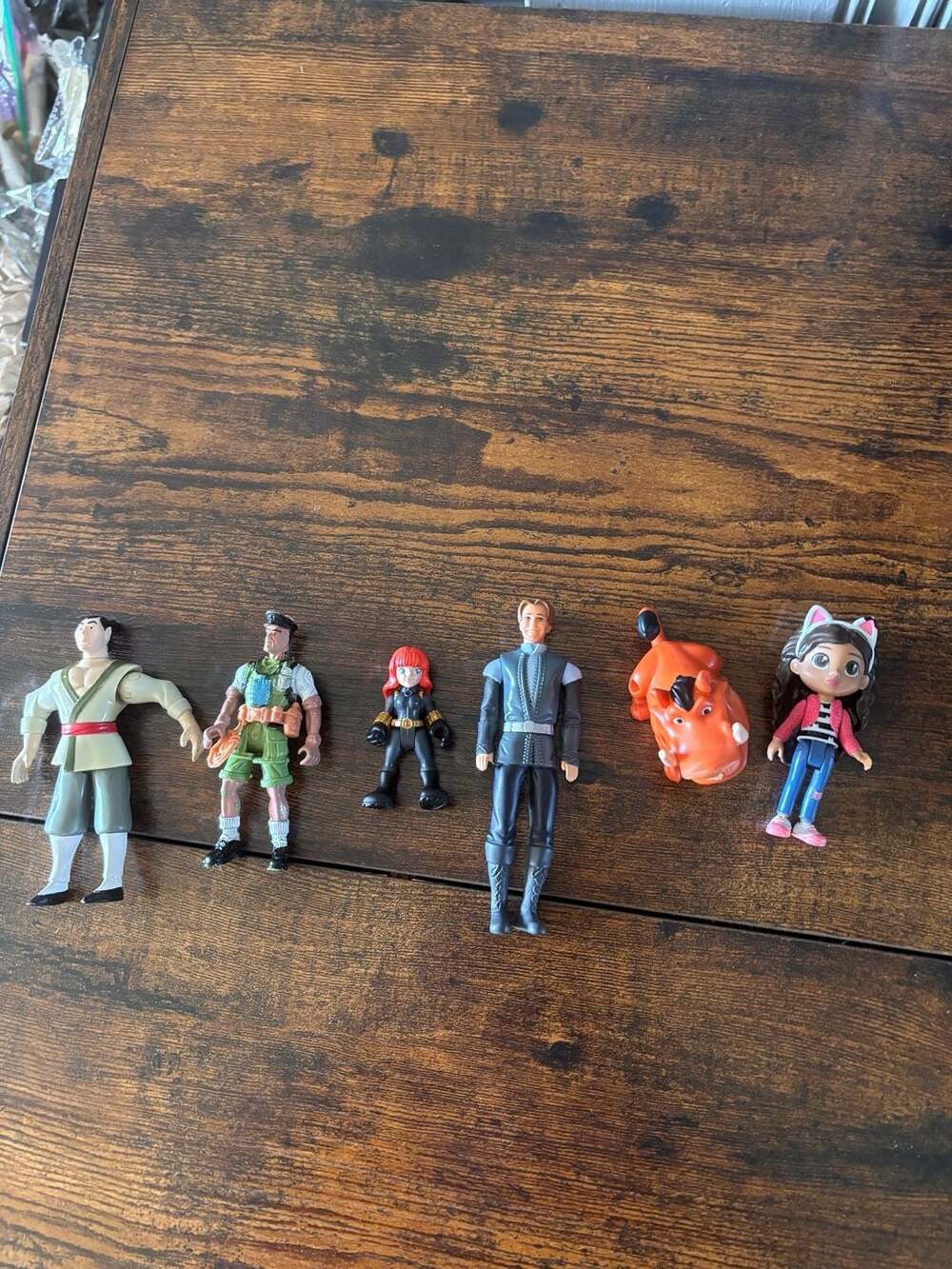 Assorted Figures Lot including Prince Aidan and Gabby's Dollhouse